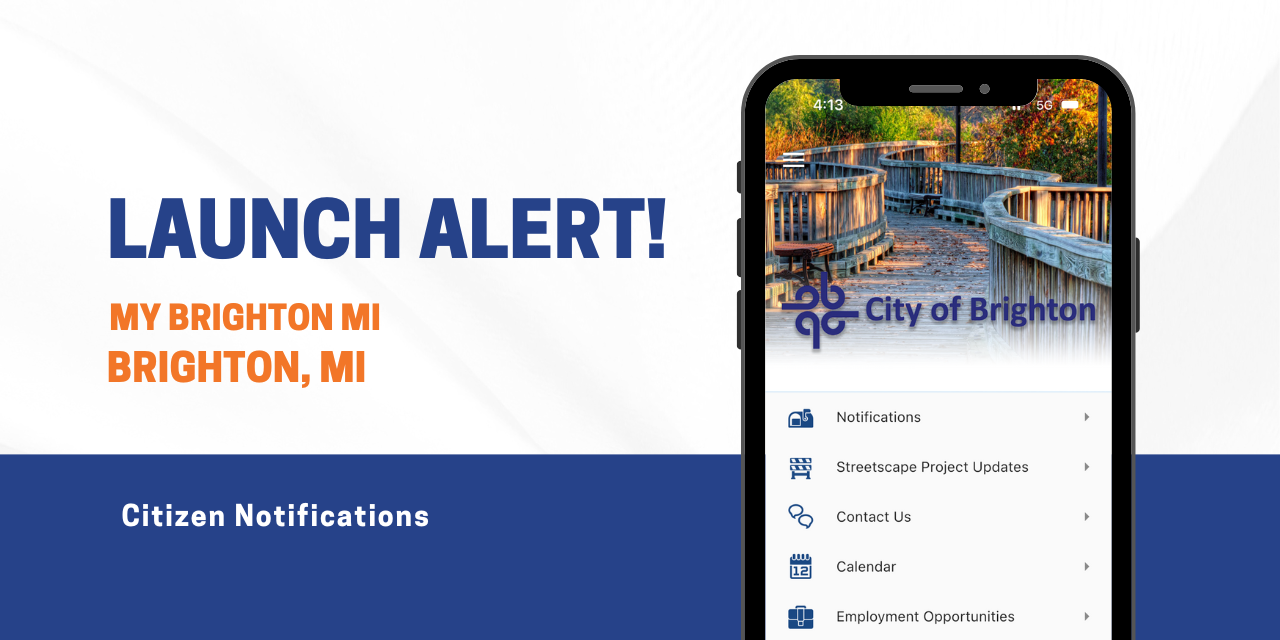 The City of Brighton Launches New Citizen Engagement Mobile App